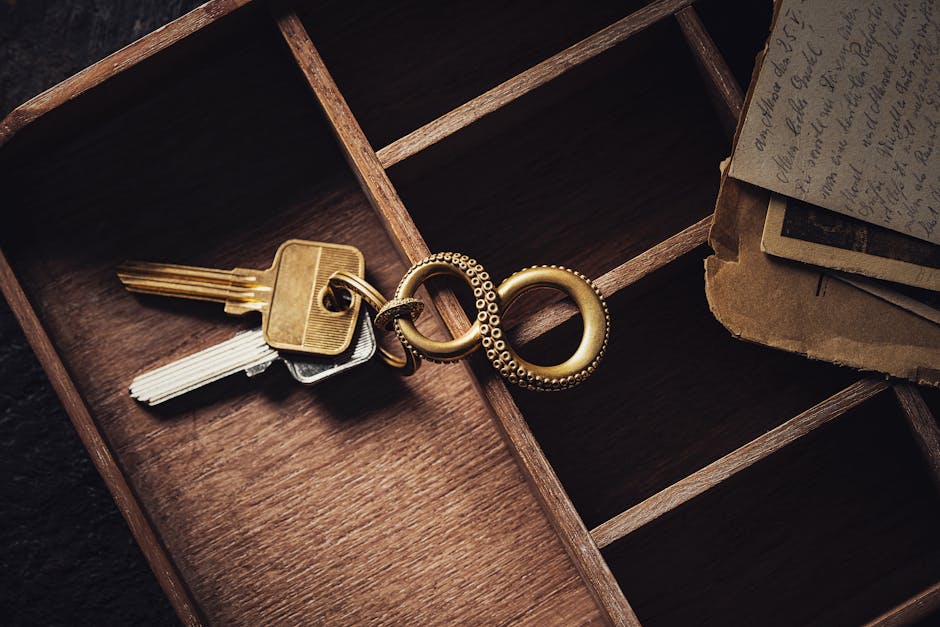 Antique letters hidden drawer restoration
