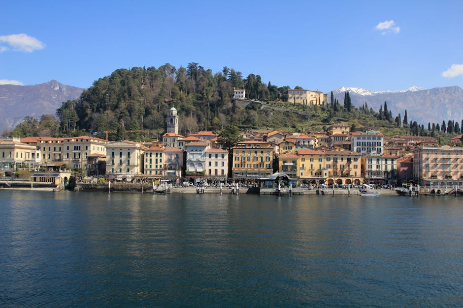 Bellagio waterfront panoramic view