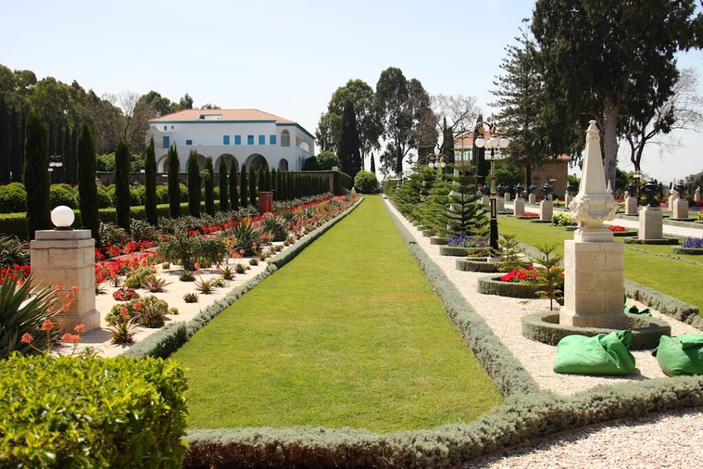 Villa Carlotta terraced garden spring