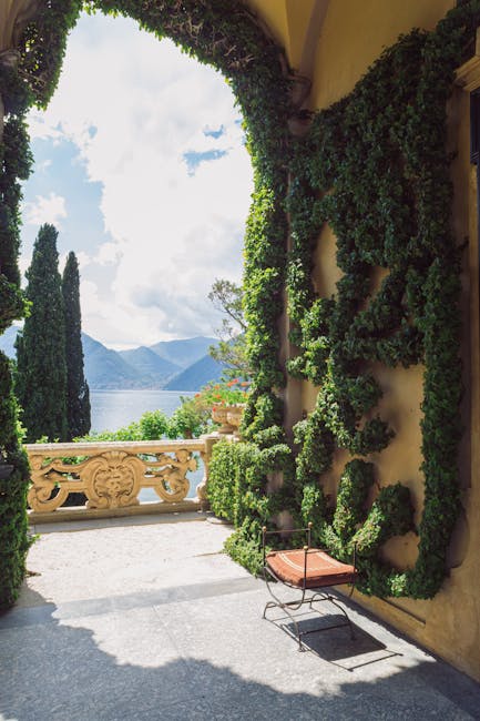 Villa del Balbianello lakeside terrace view