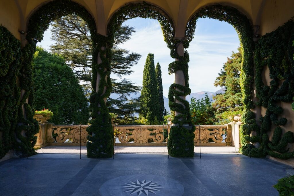 Villa del Balbianello terrace view