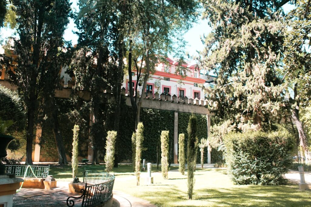 Villa Carlotta botanical garden terrace