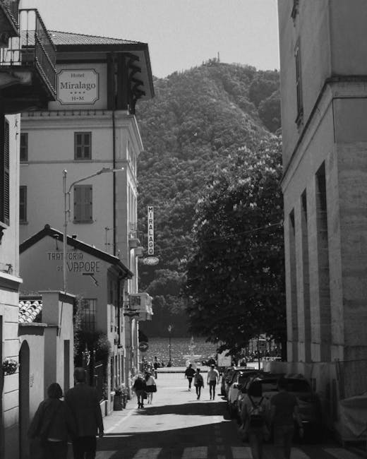 Varenna vintage caf s et Lac-come travel tourism landmark