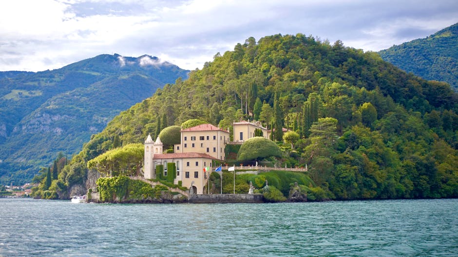 Villa del Balbianello garden view