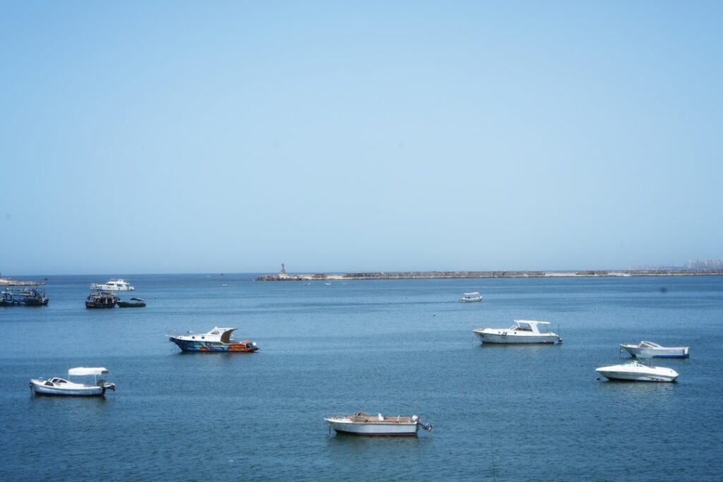 Colico marina ferry boats clear sky